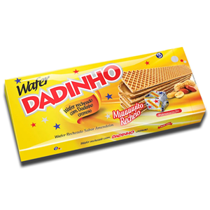 Wafer Dadinho Recheado Sabor Amendoim 130g