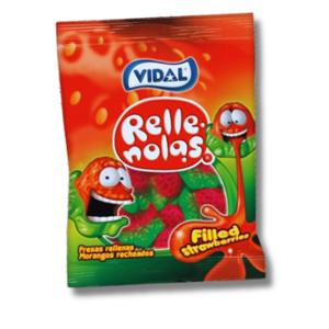 Vidal Gomas Rellenolas Morangos 90g