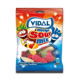 Vidal Gomas Mega Sour Mix 90g