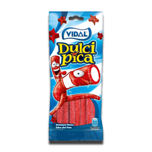 Vidal Gomas Dulcipica Strawberry 90g Vidal Gomas Dulcipica Strawberry 90g