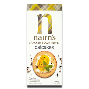 Nairn's Oatcakes Cracked Black Pepper 200g