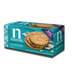 Nairn's Oat Biscuits Coconut & Chia 200g Nairn's Oat Biscuits Coconut & Chia 200g
