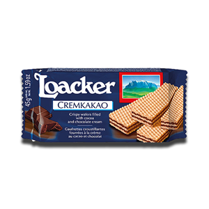 Loacker Crispy Wafers Chocolate Cream 175g