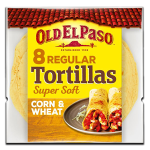 Old El Paso 8 Corn & Wheat Tortillas 335g