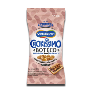 Santa Helena Amendoim Crokissimo Picanha ao Alho 90g Santa Helena Amendoim Crokissimo Picanha ao Alho 90g