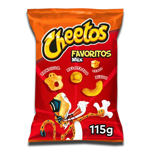 Cheetos Favoritos Mix Cheese Flavour 115g