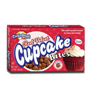 Cookie Dough Red Velvet Cupcake Bites 88g Cookie Dough Red Velvet Cupcake Bites 88g