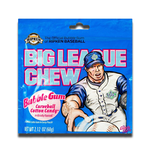 Big League Chew Bubble Gum Pouch Cotton Candy 60g