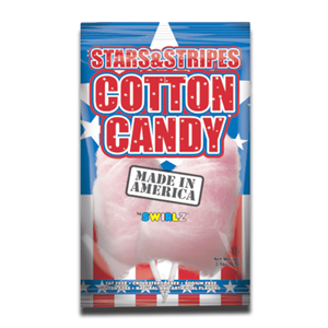 Swirlz Stars & Stripes Cotton Candy 88g