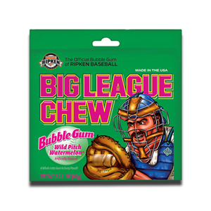 Big League Chew Bubble Gum Pouch Watermelon 60g
