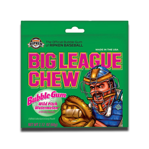 Big League Chew Bubble Gum Pouch Watermelon 60g Big League Chew Bubble Gum Pouch Watermelon 60g