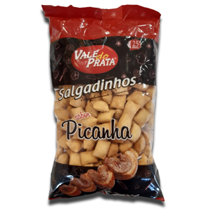 Vale do Prata Salgadinhos Sabor Picanha 120g Vale do Prata Salgadinhos Sabor Picanha 120g