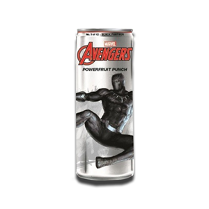 Marvel Avengers Powerfruit Punch Black Panther Energy Drink 355ml