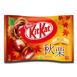 Nestlé Kit Kat Japanese 14 Mini Chestnut Flavour 135g Nestlé Kit Kat Japanese 14 Mini Chestnut Flavour 135g