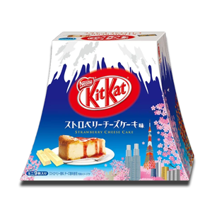 Nestlé Kit Kat Mount Fuji Strawberry Cheesecake Flavor 105g Nestlé Kit Kat Mount Fuji Strawberry Cheesecake Flavor 105g