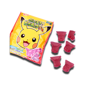 Lotte Pokemon Pikachu Gummy Candy Grape 27g