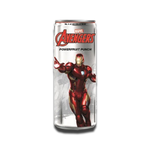 Marvel Avengers Powerfruit Punch Iron Man Energy Drink 355ml Marvel Avengers Powerfruit Punch Iron Man Energy Drink 355ml