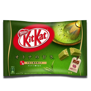 Nestlé KitKat Japan 14 Minii Adult Sweetness Dark Matcha 135g Nestlé KitKat Japan 14 Minii Adult Sweetness Dark Matcha 135g