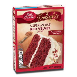 Betty Crocker Red Velvet Super Moist Cake Mix 432g Betty Crocker Red Velvet Super Moist Cake Mix 432g