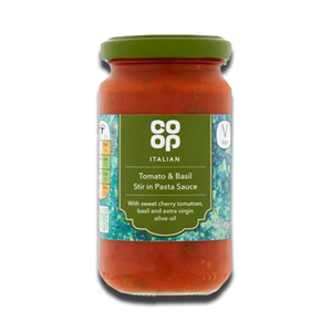 Coop Italian Tomato & Basil Stir in Pasta Sauce 190g