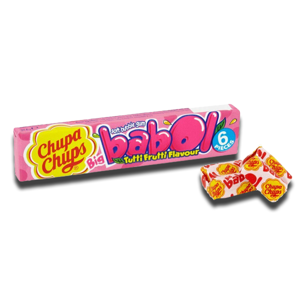 Chupa Chups Babol Gum Tutti Frutti 28g Chupa Chups Babol Gum Tutti Frutti 28g