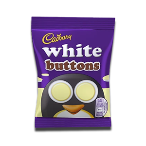 Cadbury White Buttons Chocolate Bag 25p 14.4g