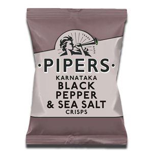 Pipers Black Pepper & Sea Salt 40g