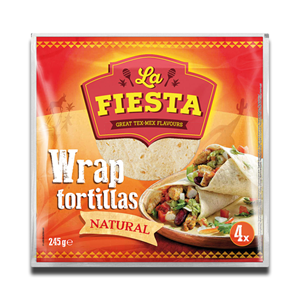 La Fiesta Wrap Tortillas Natural 245g