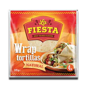 La Fiesta Wrap Tortillas Natural 245g La Fiesta Wrap Tortillas Natural 245g