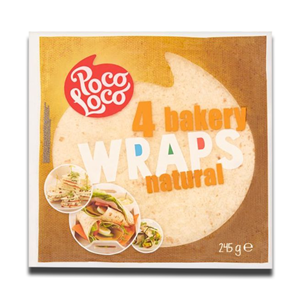 Poco Loco Wraps Tortilla Natural 25cm 245g