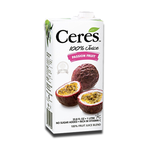 Ceres Passion Fruit 100% Juice 1L