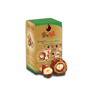 Uniconf Bon Roll Chocolate With Whole Hazelnut Carton 42g