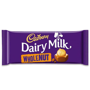 Cadbury Dairy Milk Wholenut 120g Cadbury Dairy Milk Wholenut 120g