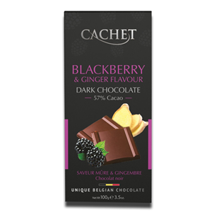 Cachet Blackberry Ginger Dark Chocolate 57% 100g