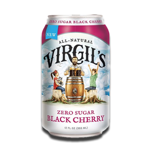 Virgil's Black Cherry Soda Zero Sugar 355ml Virgil's Black Cherry Soda Zero Sugar 355ml