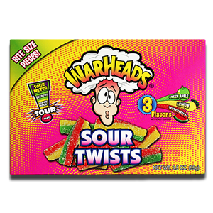 Warheads Sour Twits Chewy Candy 99g