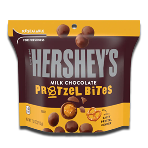 Hershey's Milk Chocolate Pretzel Bites Salty Sweet 212g 