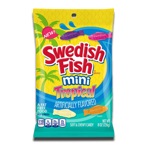 Swedish Fish Mini Tropical 226g