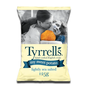 Tyrrell's Sweet Potato Crisps Lightly Sea Salted 125g 