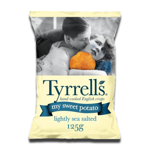 Tyrrell's Sweet Potato Crisps Lightly Sea Salted 125g Tyrrell's Sweet Potato Crisps Lightly Sea Salted 125g