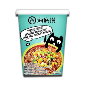 HaiDiLao Instant Vermicelli Hot and Sour Spicy Flavour 103g