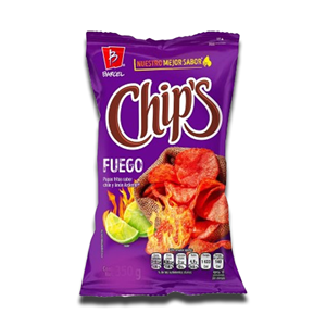 Barcel Chips Fuego Chile And Lime Flavour 56g