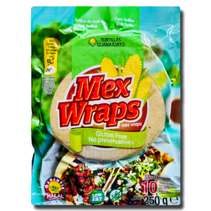 Guanajuato Mex Wraps Tortilla de Milho 15cm 10un 250g Guanajuato Mex Wraps Tortilla de Milho 15cm 10un 250g