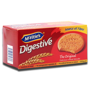 Mcvitie's Digestive Original Carton 250g Mcvitie's Digestive Original Carton 250g