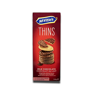 Mcvitie's Digestive Milk Chocolate Thins 150g Mcvitie's Digestive Milk Chocolate Thins 150g