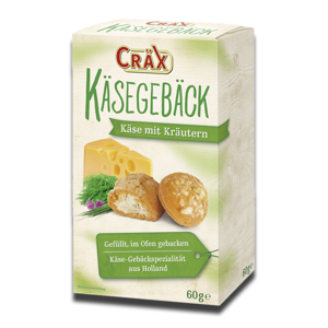 Crax Crackers Filled Cheese and Herbs Cream 60g Crax Crackers Filled Cheese and Herbs Cream 60g
