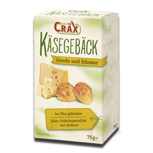 Crax Crackers Gouda and Edam Cheese 75g
