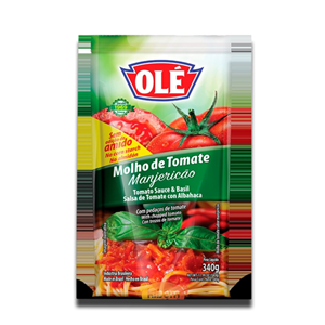 Olé Molho de Tomate Manjericão 340g	