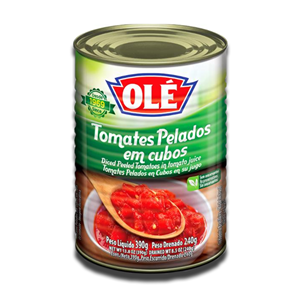 Olé Tomate Pelado em Cubos 240g