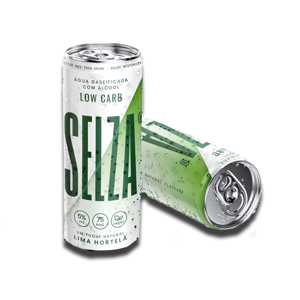 Selza Água Gaseificada com Álcool Sabor Lima &Hortelã 250ml Selza Água Gaseificada com Álcool Sabor Lima &Hortelã 250ml